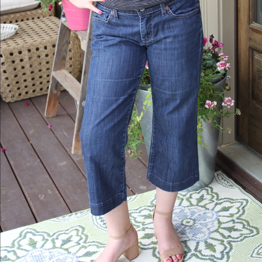 7 For All Mankind Cropped Dojo Jeans